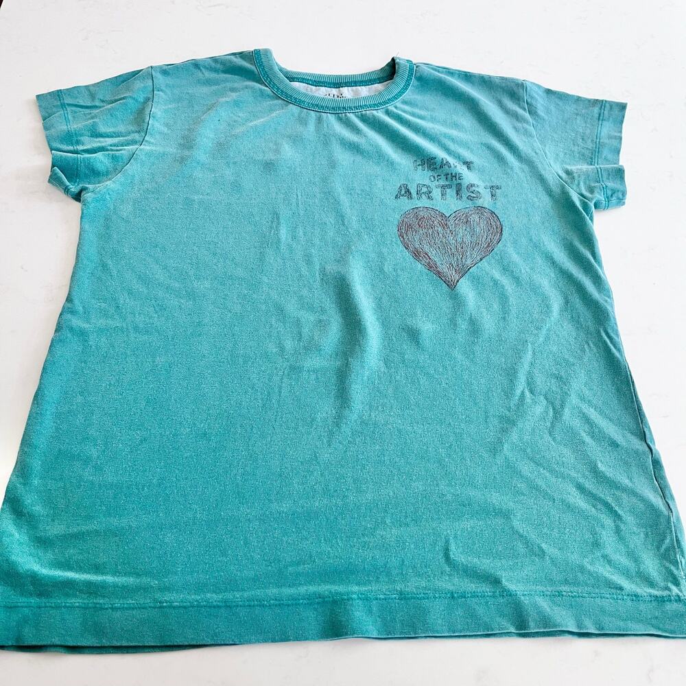 Jelly Mallow unisex Artist cotton tshirt size 12-13